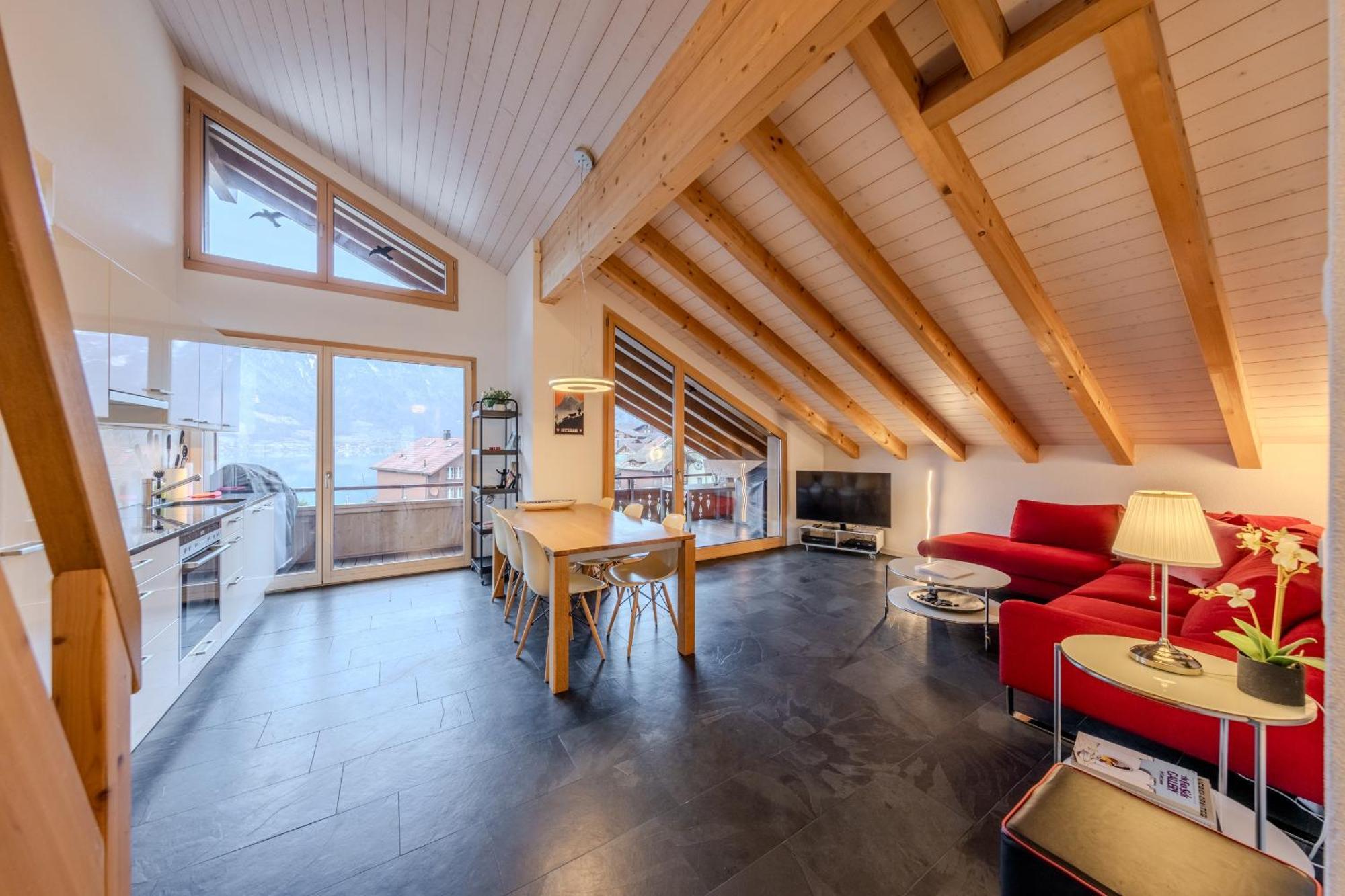Chalet Apartments Iseltwald Exterior photo